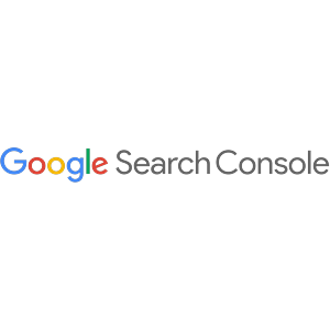 Google Search Console logo with Google text in multicolor and 'Search Console' in gray